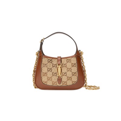 GUCCI JACKIE 1961 CRYSTALS MINI BAG ‎675799 (19*13*3cm)